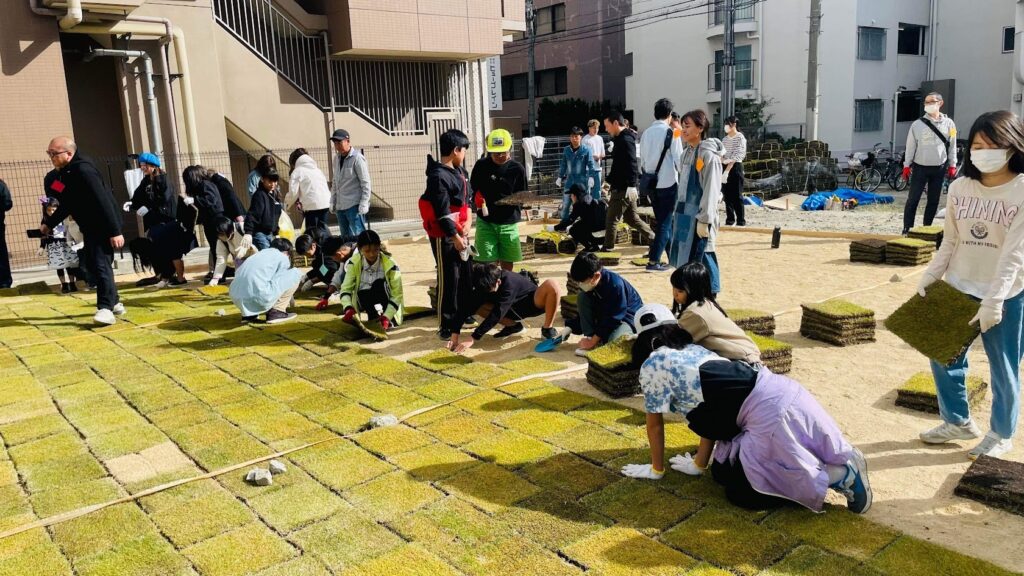 芝張りイベント